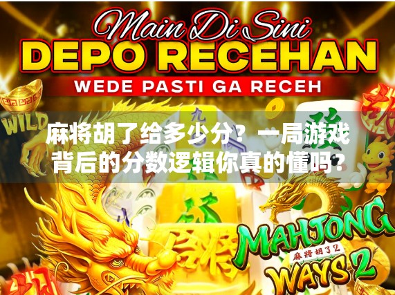 麻将胡了给多少分？一局游戏背后的分数逻辑你真的懂吗？